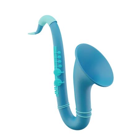 Saxophone  3D Icon