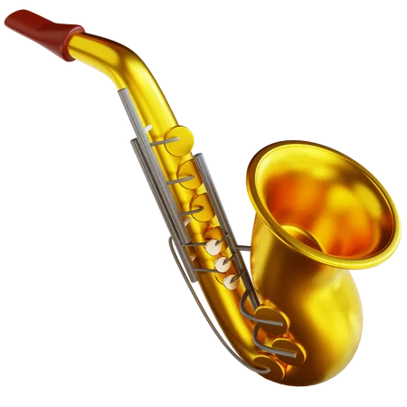 Saxophone  3D Icon