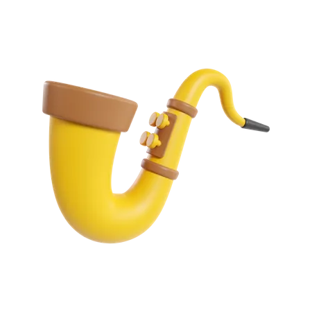 Saxophone  3D Icon