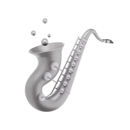 Saxophone  3D Icon