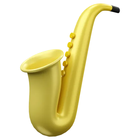 Saxophone  3D Icon