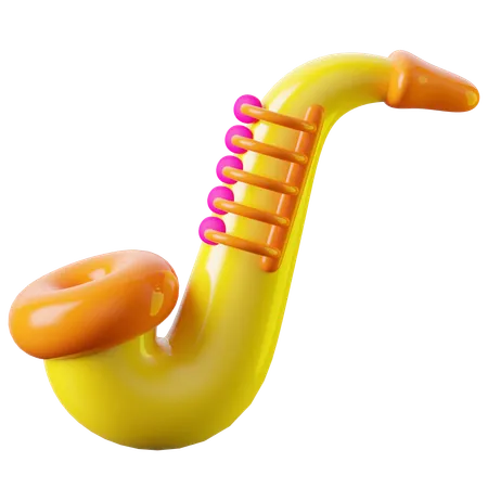 Saxophone  3D Icon