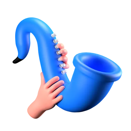 Saxophone  3D Icon