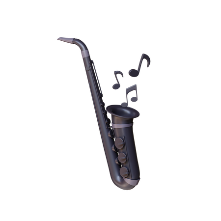 Saxophone  3D Icon