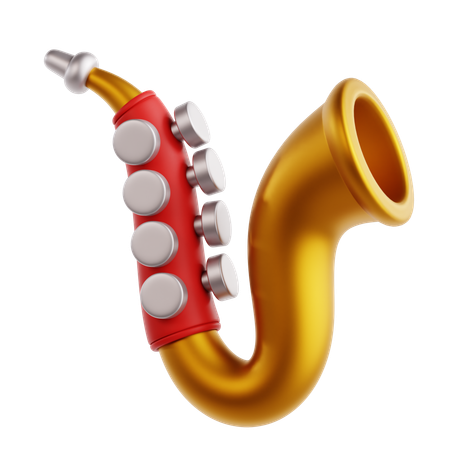 Saxophone  3D Icon