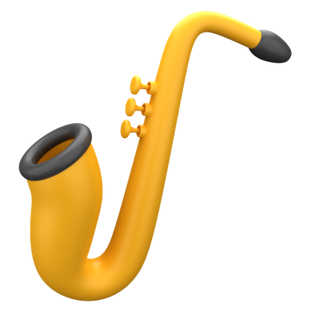 Saxophone  3D Icon