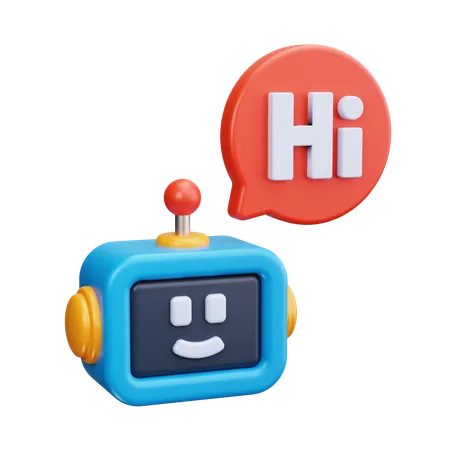 Say Hello  3D Icon