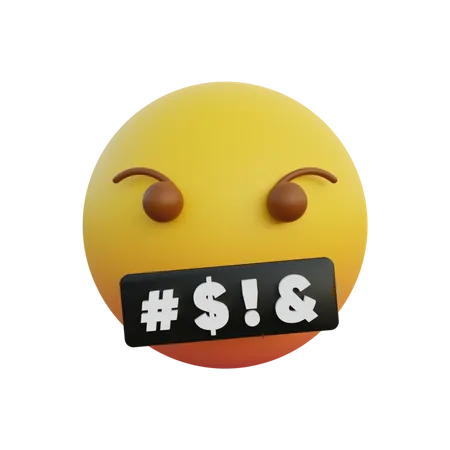Saying rude  3D Emoji