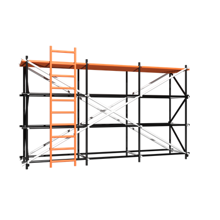 Scaffolding  3D Icon