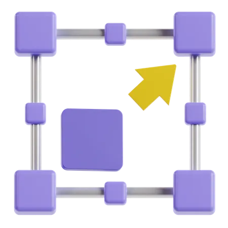 Scale  3D Icon