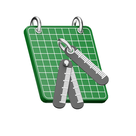 Scale  3D Icon