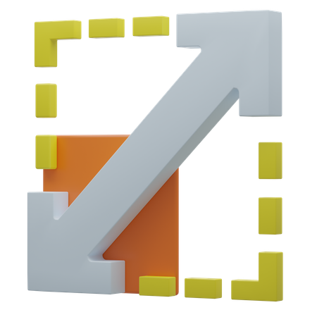 Scale  3D Icon