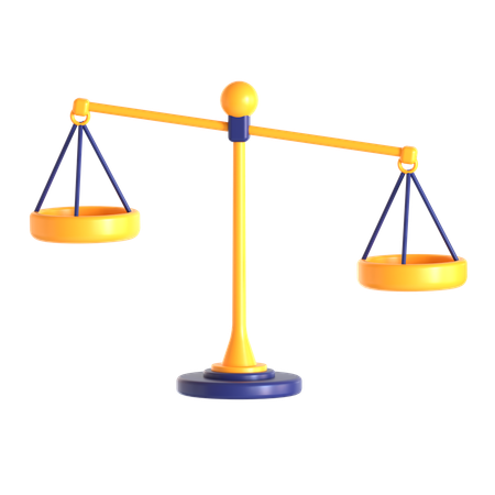 Scale Of Justice  3D Icon