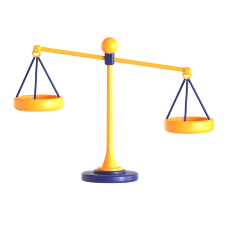 Scale Of Justice  3D Icon