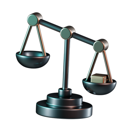 Scale Unbalance  3D Icon