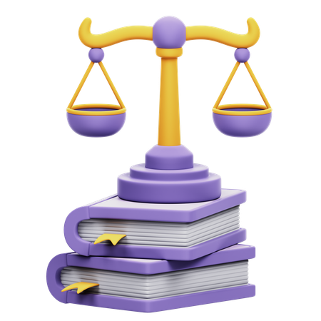 Scales Of Justice  3D Icon