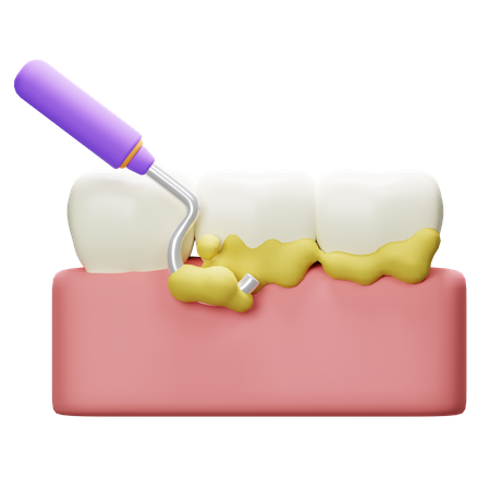Scaling Tooth  3D Icon