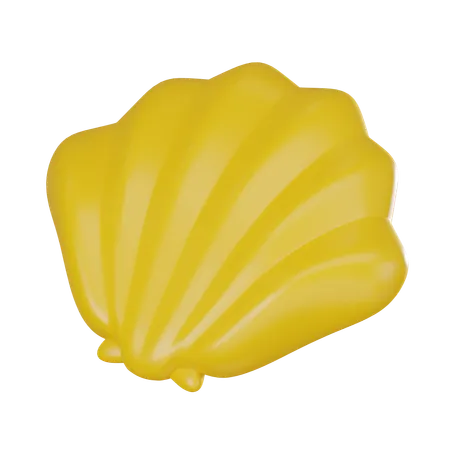 Scallop Shell Perfect For Coastal Themes Marine Life And Underwater Concepts This Render Captures The Essence Of Tranquility And Natural Beauty 3 D Render Illustration 3D Icon