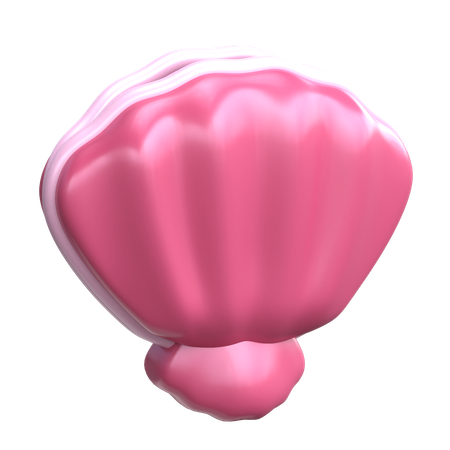 Scallop Shell  3D Icon