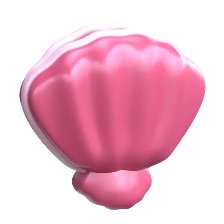 Scallop Shell  3D Icon