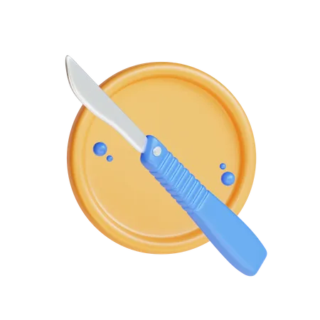 Scalpel chirurgical  3D Icon