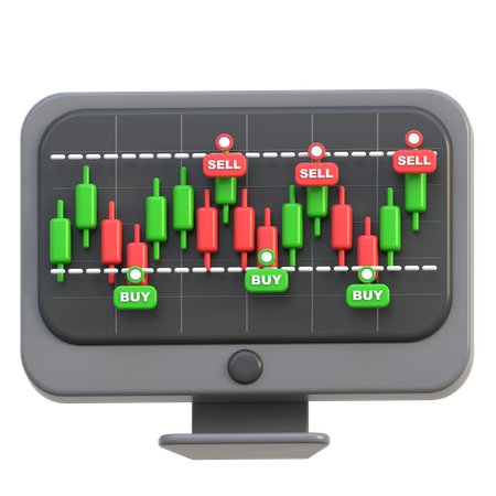 Scalping Trading  3D Icon