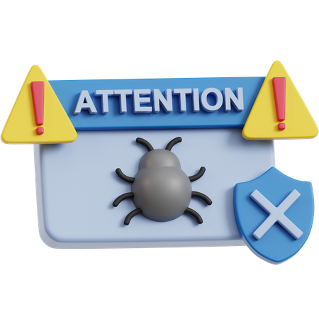 Scam Ad Popup  3D Icon