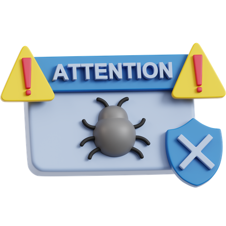 Scam Ad Popup  3D Icon