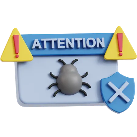 Scam Ad Popup  3D Icon