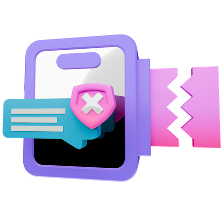 Scam Chat  3D Icon