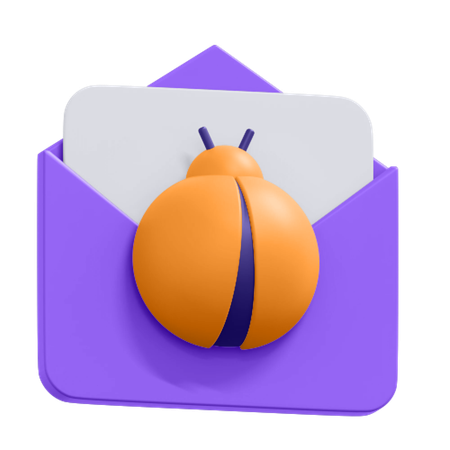사기 이메일  3D Icon