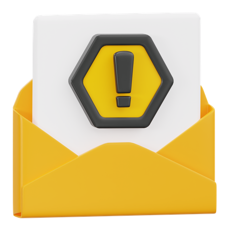 Scam Email  3D Icon