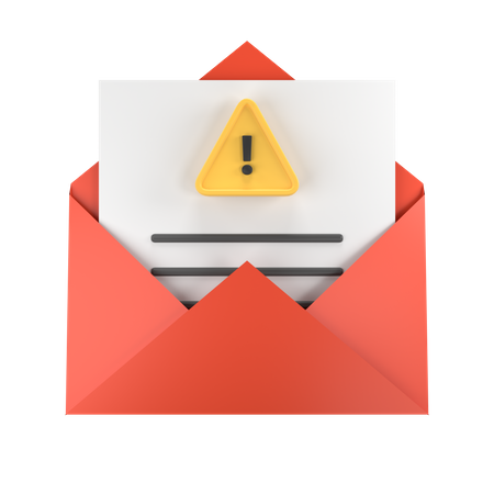 Scam Email  3D Icon