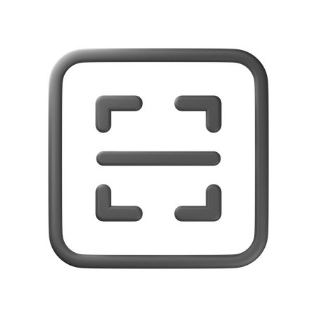 Scan  3D Icon