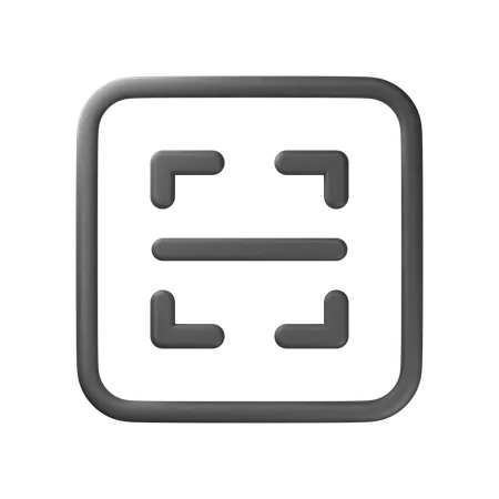 Scan  3D Icon