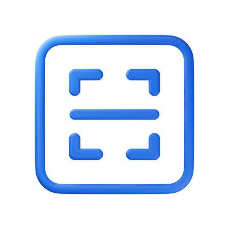 Scan  3D Icon