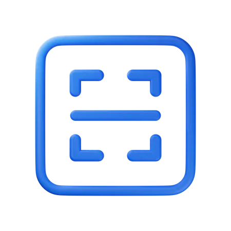 Scan  3D Icon