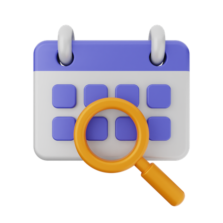 달력 스캔  3D Icon