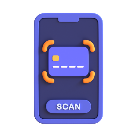 Scanner la carte  3D Icon