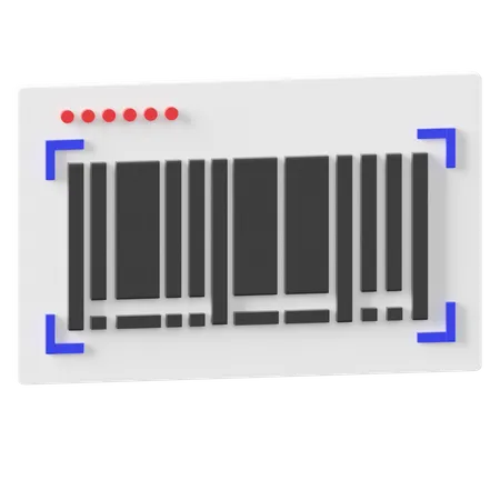 Analyse de code à barres  3D Icon