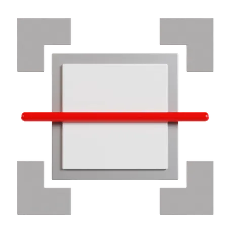 Analyse de code à barres  3D Icon