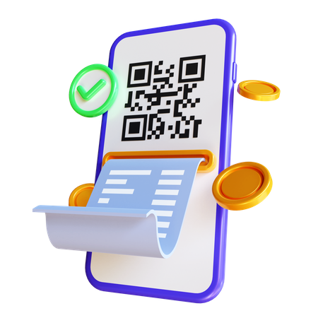 Analyse de code QR  3D Icon