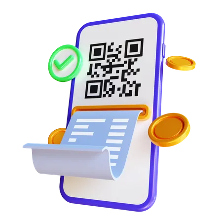 Analyse de code QR  3D Icon