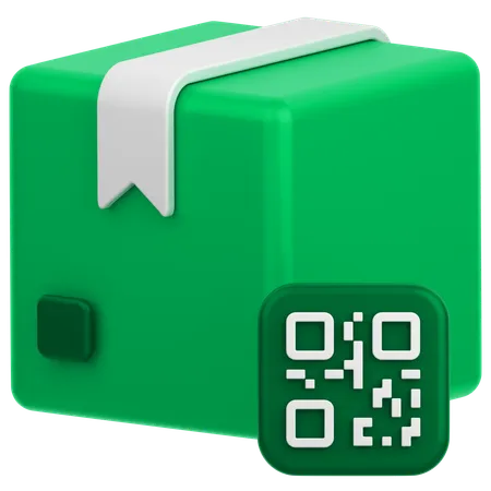 Scan Delivery Code  3D Icon
