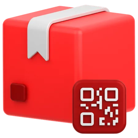 Scan Delivery Code  3D Icon