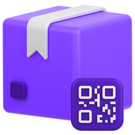 Scan Delivery Code  3D Icon