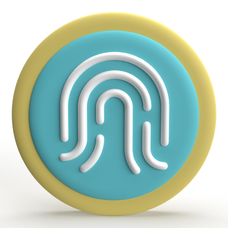 Empreinte digitale  3D Icon