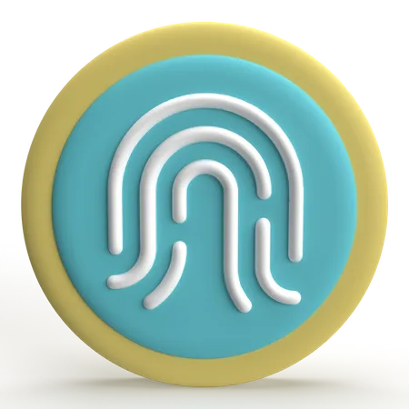 Empreinte digitale  3D Icon