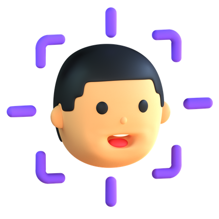 Analyse du visage  3D Icon