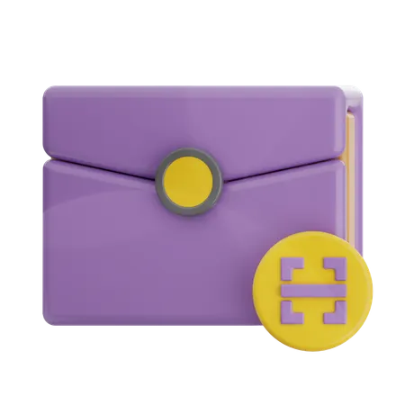 Scan Email  3D Icon